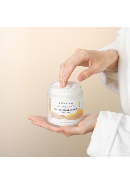 Seoul Edition Shea Butter & Rice Bran Body Cream / Shea Yağı ve Pirinç Kepeği Içeren Vücut Kremi 250ML fırsatları