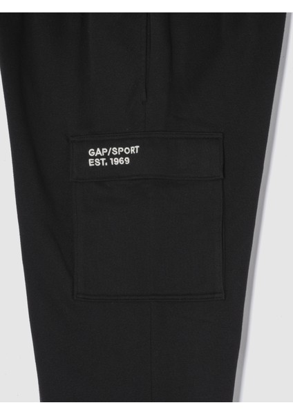 Erkek Siyah Gap Logo Vintage Soft Kargo Pantolon fiyatları