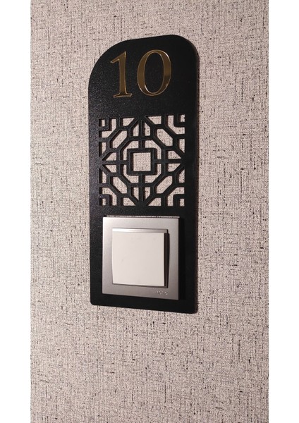 VG095 - Kapı Zili Çerçevesi (Numara Yazdırılabilir) Dekoratif Kapı Zili Ev Hediyesi modelleri