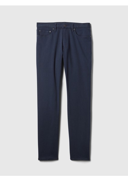 Erkek Lacivert Straight Fit City Jean Pantolon