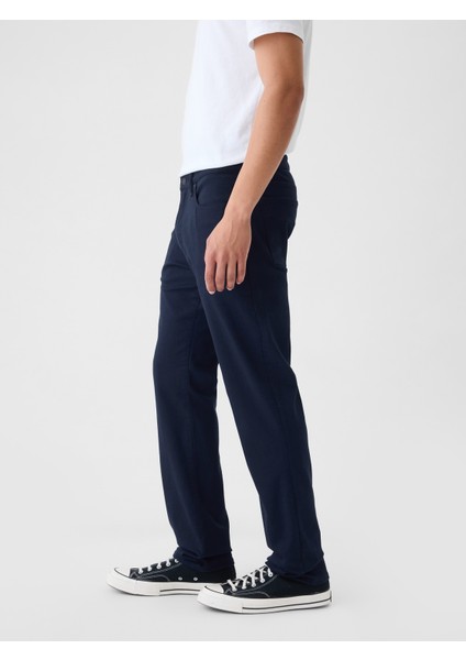 Erkek Lacivert Straight Fit City Jean Pantolon