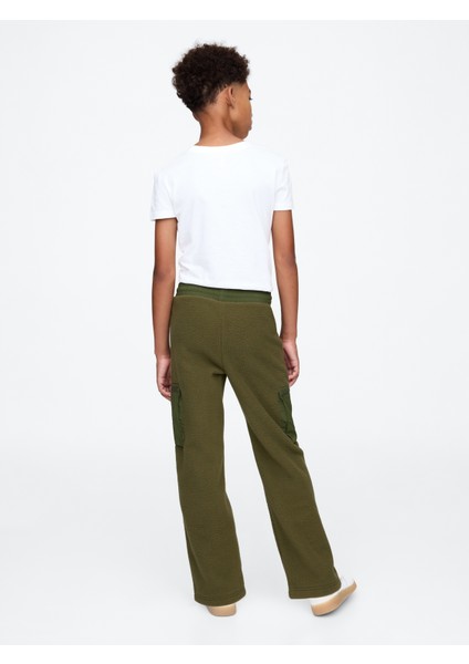 Erkek Çocuk Haki Sherpa Baggy Pantolon fırsatları