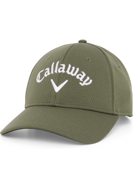 Crested Structured Erkek Haki Şapka