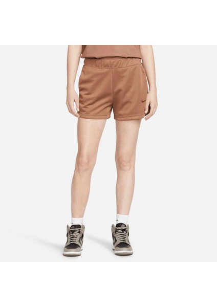 Sportswear Tape Kadın Kahverengi Günlük Şort DM4648 256 fiyatları