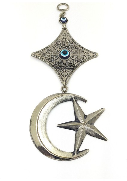 Ayyıldiz Metal Nazar Boncuğu Duvar Süsü
