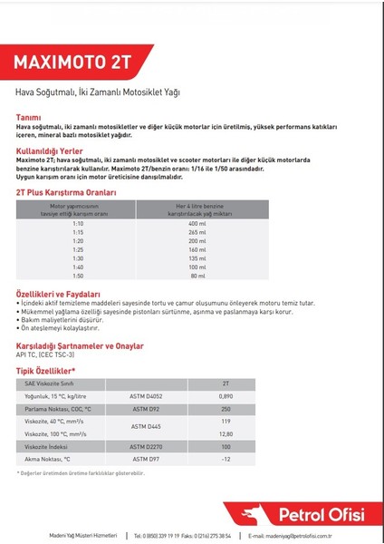 Maxımoto 2t 1 Litre modelleri