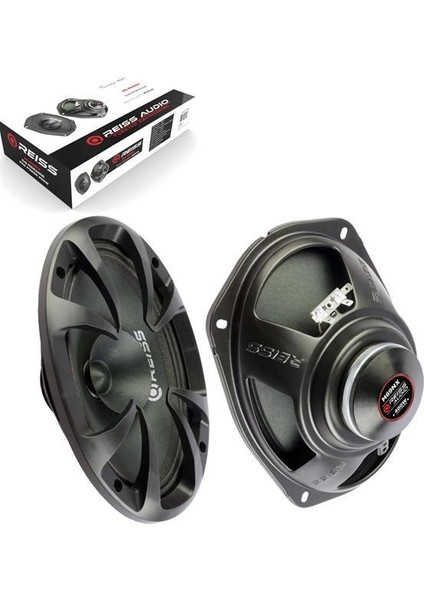 Reıss Audıo RS-M69NX Oto Midrange Oval 6x9 Inç 400 Watt (120 Rms) Kapaklı 2 Adet