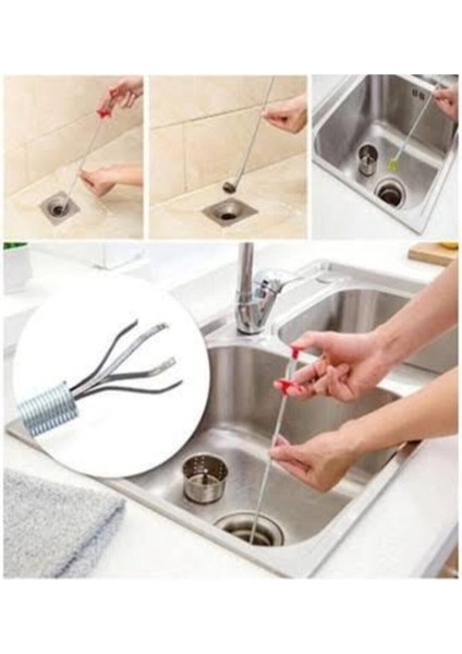 Lavabo Gider Açıcı Bükülebilir Esnek Kıskaç Tel 60 cm modelleri