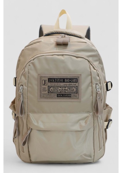 Jack Taılor 2111-60010 Unisex Anatomik Sırt Destekli Günlük ve Okul Sırt Çantası - NKT02111-BEJ-TEKEBAT modelleri