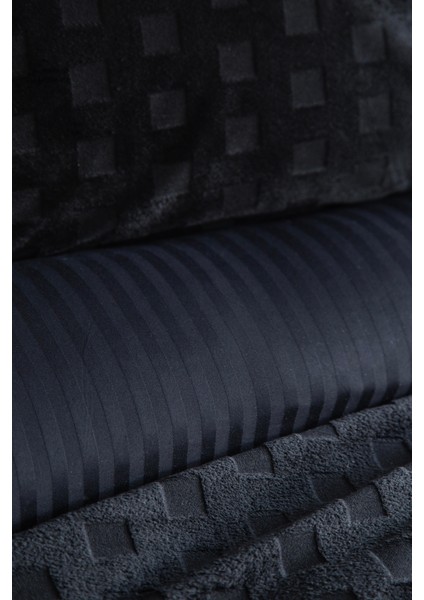 Cıft Kısılık Unıque Touch Nevresım Tk Tımes Black - Nevresım