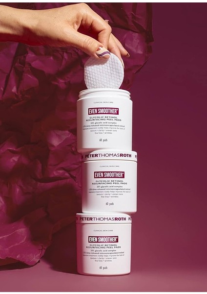 Even Smoother Glycolic Retinol Resurfacing Peel Pads 60 Adet