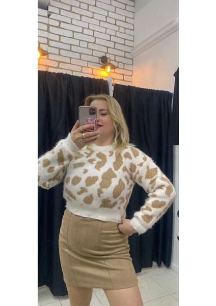 Desenli Crop Kazak modelleri
