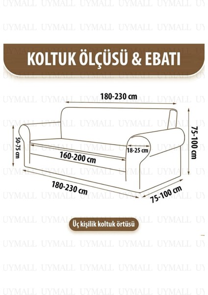 Jakarlı 3 Kişilik Gri Lastikli Kanepe Örtüsü | Lastikli Koltuk Örtüsü | Koltuk Kılıfı fırsatları