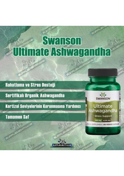 Ultimate KSM66 Ashwagan*dha 60 Vegan Capsules