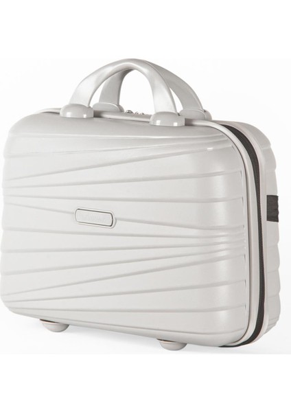 Gri Makyaj Çantası Darbelere Karşı Yüksek Koruma Yerli Üretim