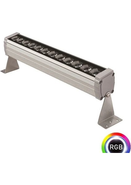 35 cm Wallwasher LED Bina Dış Duvar Aydınlatma Renkli Rgb Işık