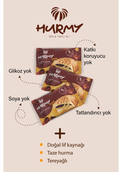 Tereyağlı Hurmalı Mamül 60 gr x 12 Paket modelleri