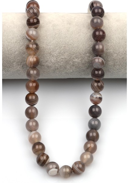 Botswana Akik Doğal Taş Dizi 10 mm Küre Kesim fiyatları