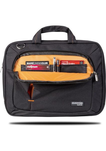 UL160 15,6 inç Laptop Çantası Notebook Çantası El Çantası-Siyah