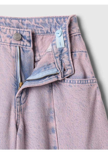 Kız Çocuk Pembe Horseshoe Jean Pantolon modelleri