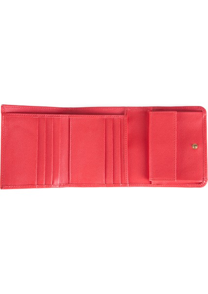 Heleno Kırmızı Kadın Deri Cüzdan fırsatları