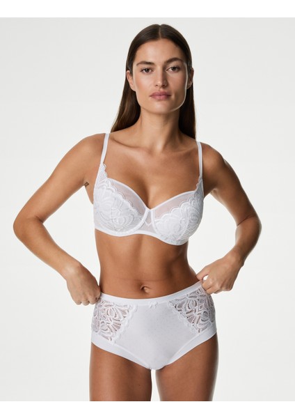 3'lü Paket Amelia Dantelli Yüksek Bel Şort Külot Seti fiyatları