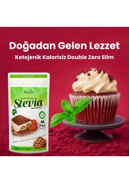 Duble Zero Slim Stevialı Tatlandırıcı 400 gr