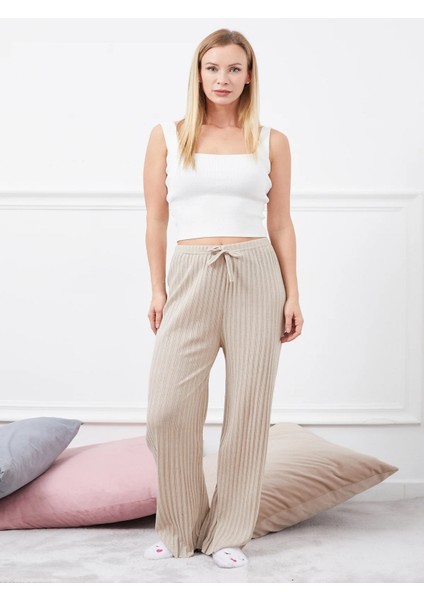 , Kadın Fitilli Pijama Altı