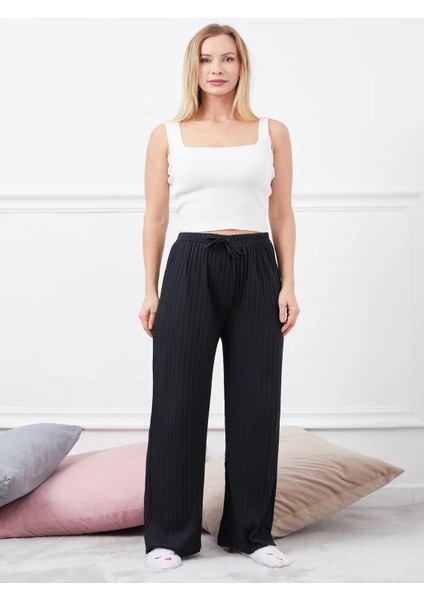 , Kadın Fitilli Pijama Altı