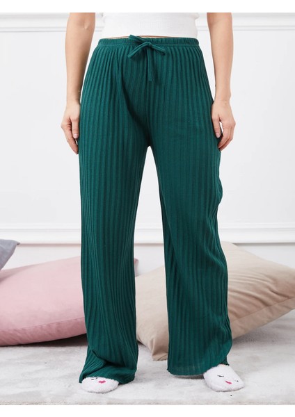 , Kadın Fitilli Pijama Altı