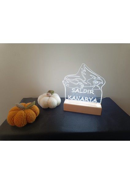 Saldır Kanarya Gece Lambası Dekoratif LED Lamba USB 20*16,5 fiyatları