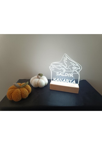 Saldır Kanarya Gece Lambası Dekoratif LED Lamba USB 20*16,5 modelleri