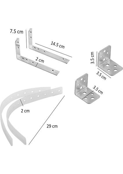 Mobilya Sabitleme Aparatı Seti Deprem Gardrop Kitaplık Dolap Devrilme Önleyici L Demir fiyatları
