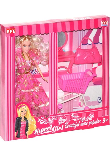221 G-M Sweet Gırl Gardolaplı -Market Arabalı