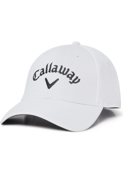 Crested Structured Kadın Beyaz Şapka