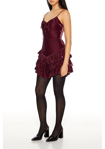 Kadife Mini Elbise fırsatları