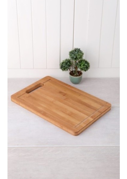 Bambu Dikdörtgen Kesme Tahtası 30 X 20 X 1,8 Cm