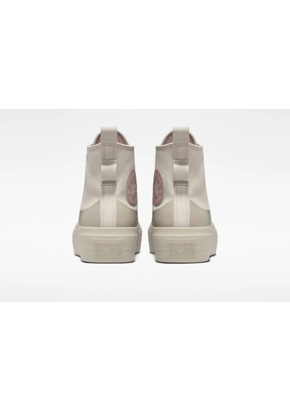 A04262C Chuck Taylor All Star Lift Platform Kadın Bej Sneaker Günlük Spor Ayakkabı indirimleri