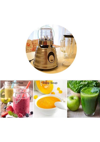 Oster Blender Yedek Parçaları Için, 4937 Mini Osterizer Blender Kavanoz Aksesuarı, Kapaklı Bardak Mini Plastik Kavanoz (3'lü Paket) (Yurt Dışından)