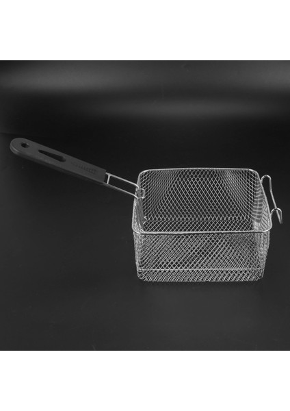 2x Paslanmaz Çelik Derin Kızartma Sepeti Dikdörtgen Tel Örgü Süzgeç Uzun Saplı Kızartma Pişirme Aracı Gıda Sofra (Yurt Dışından) fiyatları