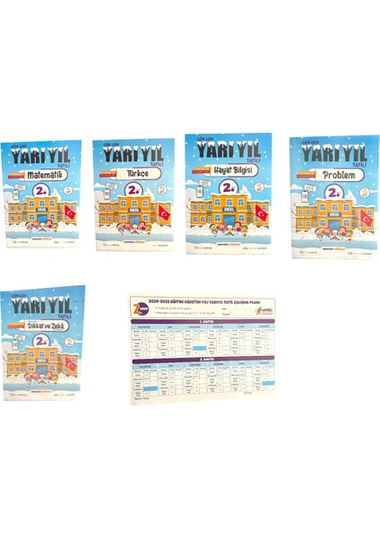 2. Sınıf Gün Gün Yarıyıl Tatil Kitabı