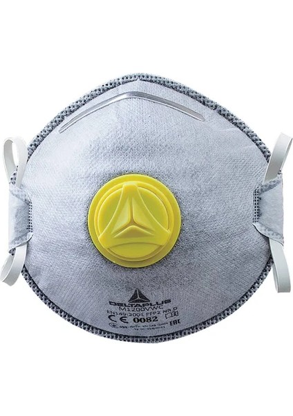 M1200VW Ffp2 Ventilli Aktif Karbon Maske 10 Adet