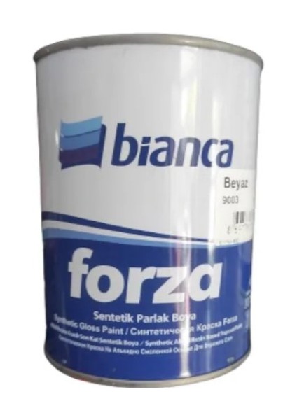 Forza Sentetik Ahşap & Metal Boyası Parlak 0.75 kg Beyaz