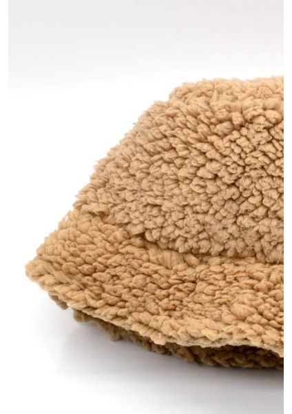 Kadın Kışlık Suni Kürk Camel Peluş Şapka fiyatları