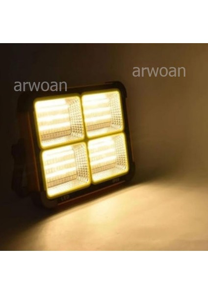 Portatif Solar LED Projektör Güneş Enerjili Seyyar LED Işık Taşınabilir Sokak Aydınlatması fiyatları