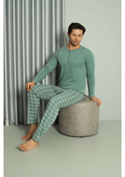 Glisa Erkek Uzun Kollu Pijama Takımı