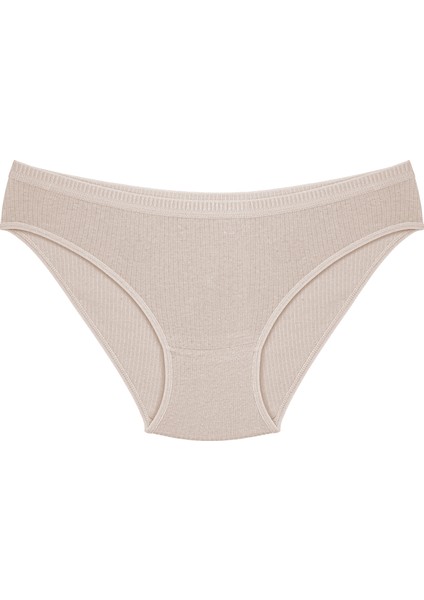 Kadın Pamuk 4'lü Fitilli Bikini Külot