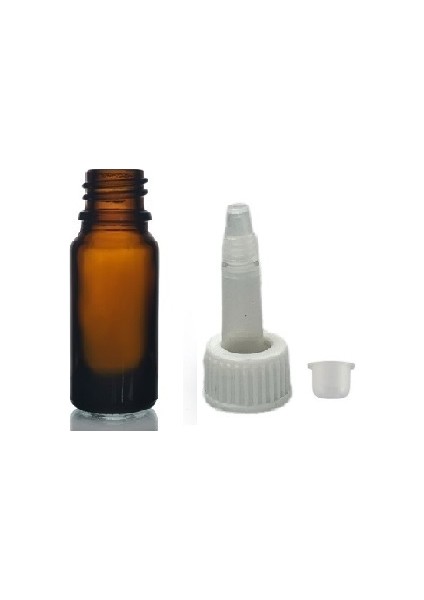 5 ml Kahverengi Cam Şişe Getamisin Kapak, 24Adet