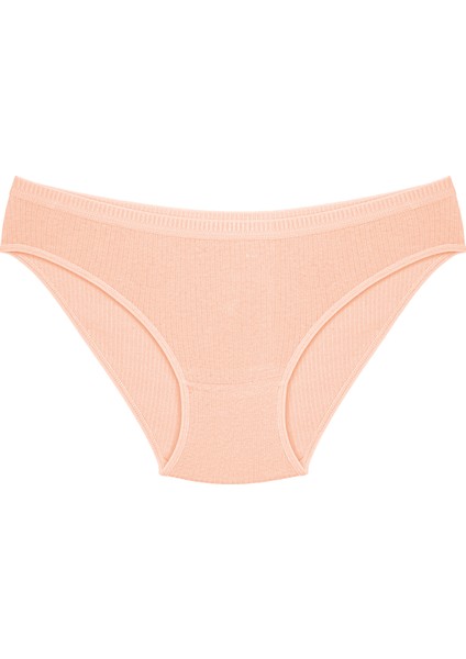 Kadın Pamuk 4'lü Fitilli Bikini Külot