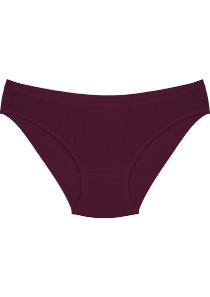 Kadın Pamuk 4'lü Fitilli Bikini Külot